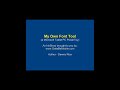 Create your own font with your own handwriting