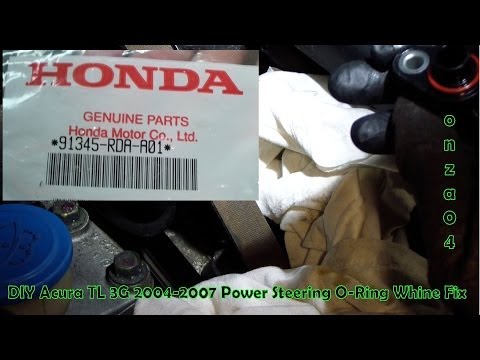 DIY Acura TL 3G Power Steering Whine Fix by onza04
