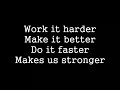 Harder Better Faster Stronger Lyrics Harder Better Faster Stronger Lyrics