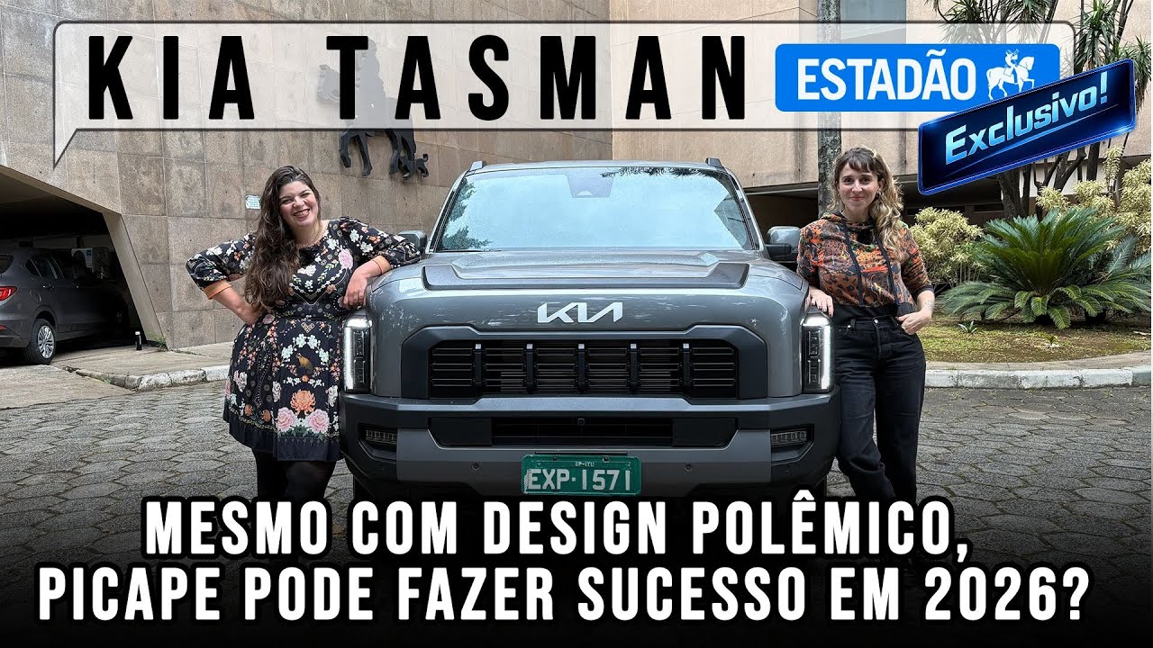 Exclusivo: aceleramos a KIA TASMAN, picape 'anti-Hilux' que chega em 2026
