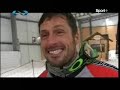 the first international indoor competition in history of the snowscoot sport took place last november in the snowhall of amn�ville in france.