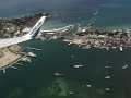 Airplane taking off in St. Martin