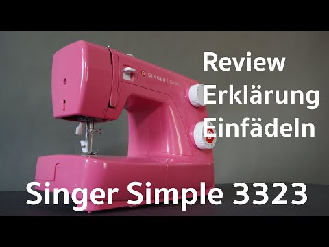 SINGER Simple 3223 Review, Erklärung Einfädeln