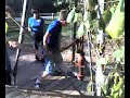 Michael Pumping Water