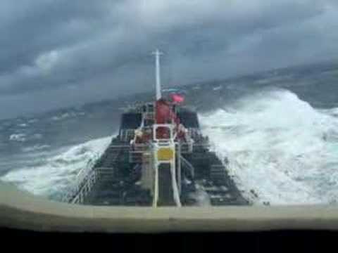 M/T Firdes in stormy weather (Bay of ...