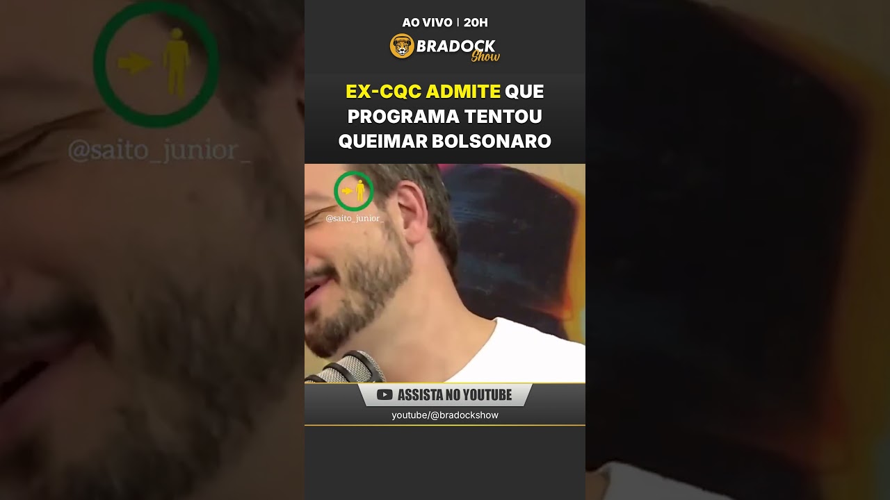 Rafael Cortez contou uma história que ajuda a explicar a relação entre Jair Bolsonaro e o CQC