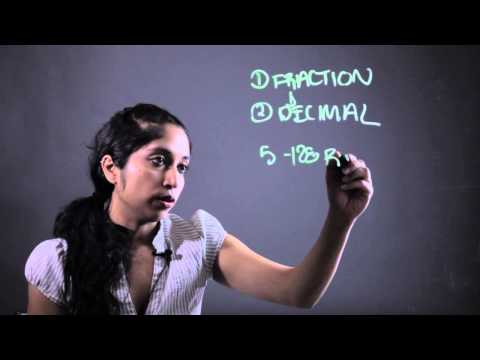 how to turn remainders into decimals