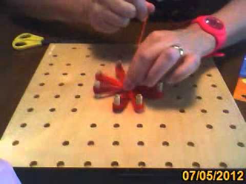 tutorial fiore telaio quadro