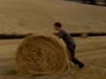 hay bail rolling over jack hay bail rolling over jack