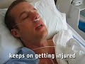 My mum filmed me waking up after I had knee ligament reconstruction. I can't remember saying anything I said and passed out again just after the filming finished.