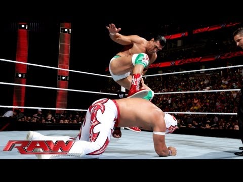 sin cara - World Champion Alberto Del Rio faces Sin Cara and then receives an