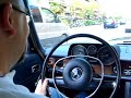 Carlton Hamilton prueba el MERCEDES 280 W114 Carlton Hamilton prueba el MERCEDES 280 W114