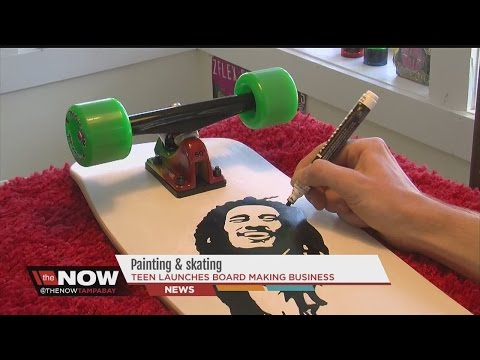 Teen launches custom board-making business in South Tampa