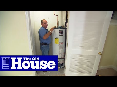 how to vent electric water heater