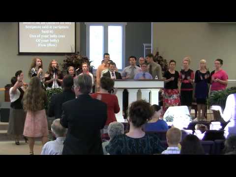 2011-08-21 Cornerstone Apostolic Youth Choir singing Ive Got A River Of Living Water
