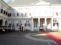 Dutch Royal Band in preparation for HE Khun Virachai Plasai's arrival at Noordeinde Palace
