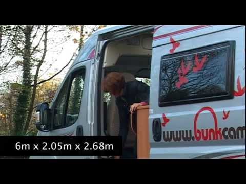 Bunk Campers - Aero 2 person campervan for hire in the UK & Ireland