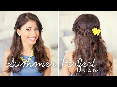 luxy hair - This hairstyle is perfect for Spring and Summer. The braids are easy to recreate and make for a cute summer hairstyle. For this hairstyle I have used: - bobb...