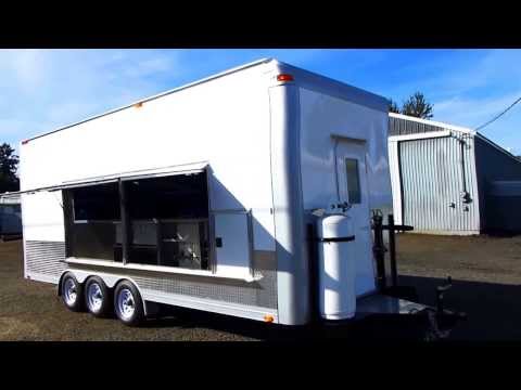 (Outside video) Custom Build Concession Trailer for Catering NBC Shows