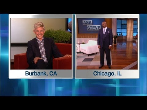 Ellen Takes Over Steve Harvey’s Show