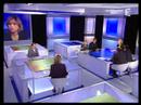 julie coudry, pr�sidente de la c�, interpelle val�rie p�cresse et nicolas sarkozy sur les pr�occupations des �tudiants lors de l'�mission � duel � pr�sent�e par christine ockrent.