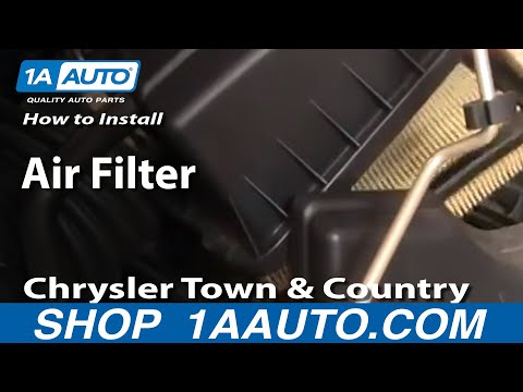 How To Install Replace Air Filter Chrysler Town and Country 01-07 1AAuto.com