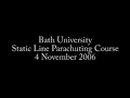 Bath Uni Parachuting Course 4 Nov 06