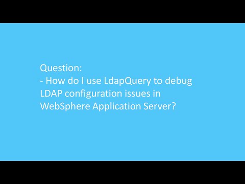 how to troubleshoot ldap