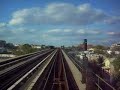 railfan window view of r32 uptown f train   part 1