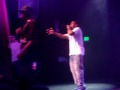 here is dizzee rascal with dj aaron lacrate performing 