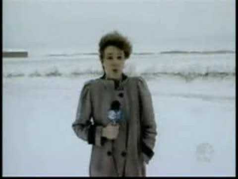 Sexy Reporter Thinks This Is Snow Joke