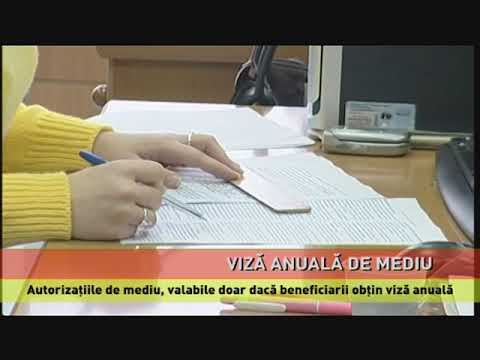 Autorizațiile de mediu, valabile cu viză anuală