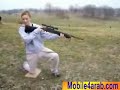 Cute Girl And Gun