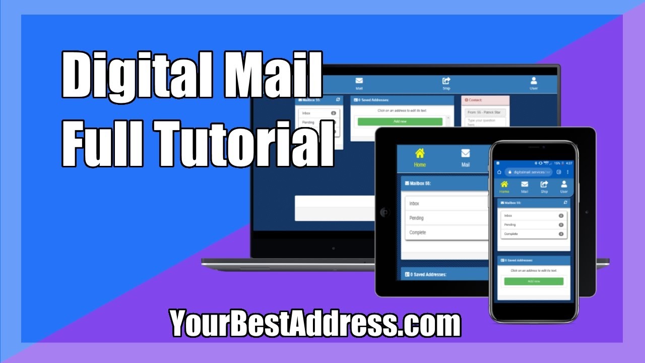 How It Works Digital Mail Your Best Address