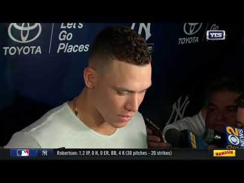 Video: Aaron Judge discusses Yankees' season-ending 4-3 ALDS loss