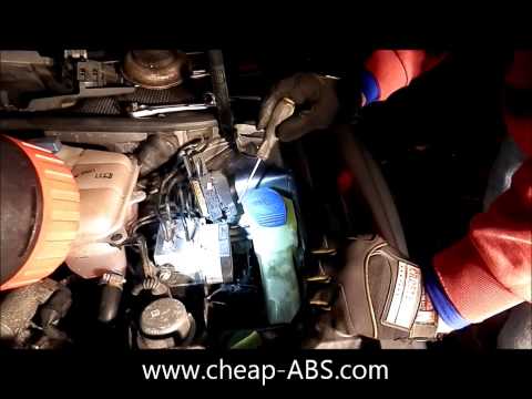 How to remove an ABS module from a VW Passat or Audi A4 A6 S4