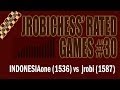 Chess Match: INDONESIAone (1536) vs jrobi (1587)