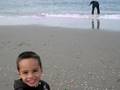 videos de Ruben en opa op het strand