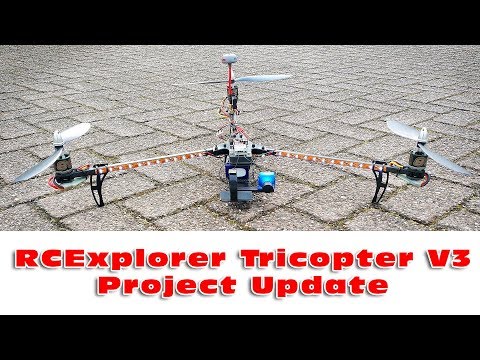 Update on my Tricopter project :)  Moved it to the FrSky Horus X10S..