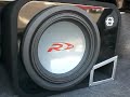 My 1500w Alpine 1222d in a BassWorx Vented box pumpin the 