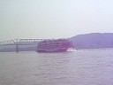 Steamer MISSISSIPPI QUEEN departing Madison IN July 2005