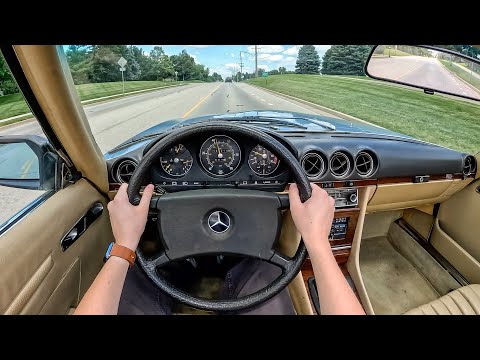 1980 Mercedes-Benz 450SL - POV Test Drive (Binaural Audio)