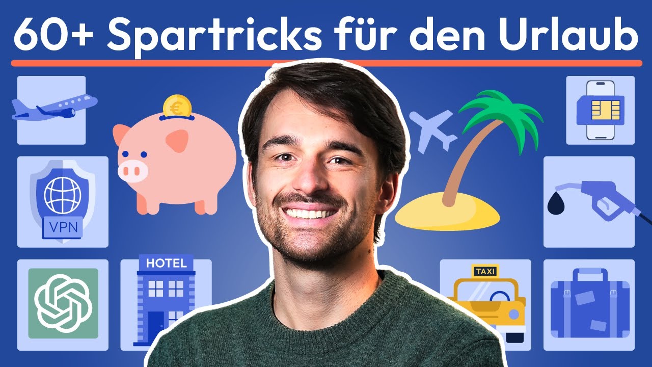 63 Reise-Spartipps für den Urlaub! | Hacks für günstige Flüge, Hotels & mehr!