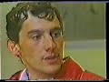 Entrevista de Senna ap�s GP Monaco 1984