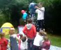 mikeys 4th birthday pinata + rocos laugh