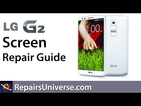 how to remove lg g2 screen