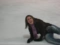 Cassie being an awesome ice skater