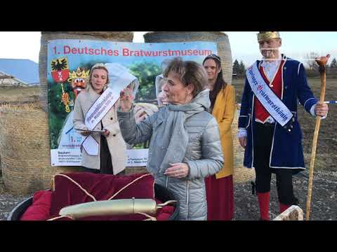 Grundsteinlegung im neuen Bratwurstmuseum in Mhlha ...