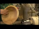 Wood Turning a Dried Bowl Blank : Wood Turning: Round Inside of Bowl Prep