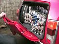 How many beers cans are in the Classic Mini Cooper Boot?